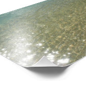 水オンビーチI抽象芸術自然撮影 フォトプリント (角)