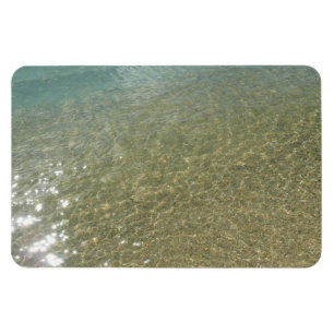 水オンビーチI抽象芸術自然撮影 マグネット