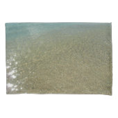 水オンビーチI抽象芸術自然撮影 枕カバー (正面)