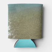 水オンビーチI抽象芸術自然撮影 缶クーラー (正面)