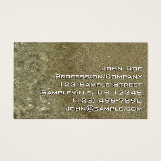 水オンビーチII抽象芸術自然撮影 (正面)