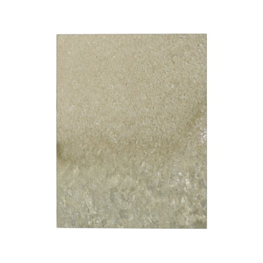 水オンビーチII抽象芸術自然撮影 ノートパッド (回転)