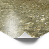 水オンビーチII抽象芸術自然撮影 フォトプリント (角)