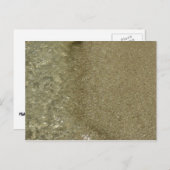 水オンビーチII抽象芸術自然撮影 ポストカード (正面/裏面)