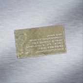 水オンビーチII抽象芸術自然撮影 マグネット名刺 (インサイチュ)