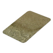 水オンビーチII抽象芸術自然撮影 マグネット (左側)