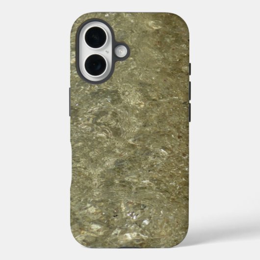 水オンビーチII抽象芸術自然撮影 Case-Mate iPhoneケース (裏面)