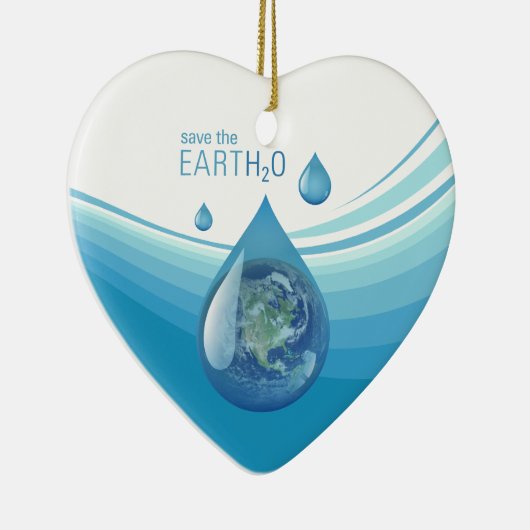 水オーナメントを救って下さい セラミックオーナメント (右)