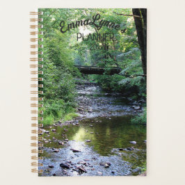 水カスタムの渓流に美しい日光 プランナー手帳