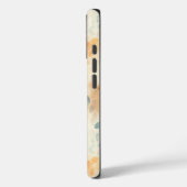 水カスタム色モノグラムの青緑色 Case-Mate iPhoneケース (裏面 / 左)