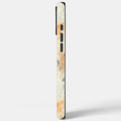 水カスタム色モノグラムの青緑色 Case-Mate iPhoneケース (裏面 / 左)