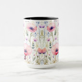 水カスタム色ワイルドフラワーマグ、マザーズ日 マグカップ (中央)