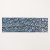 水カッコいい滴露テクスチャ葉モノグラム ヨガマット (正面(横))