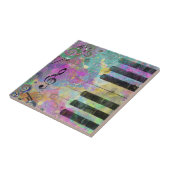 水カッコいい色(ばちゃばちゃ)跳ねるピカラフルアノ タイル (側面)