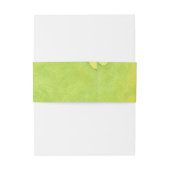 水カラスプラッシュレモンイエローライムグリーン結婚ズ 招待状ベリーバンド (裏面例)