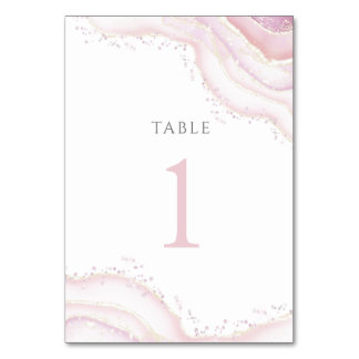 水カラスプラッシュ大理石テーブル番号1 テーブルナンバー