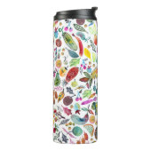 水カラフルお洒落色フルーツ野菜 タンブラー (回転左)