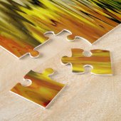 水カラフルに反射する紅葉2 ジグソーパズル (側面)