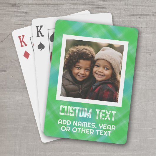 水カラフルモダン色 – 写真と文字 トランプ