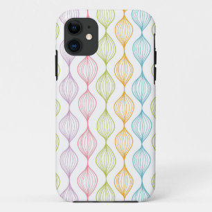 水カラフル平模様 iPhone 11 ケース