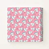 水カラフル彩スイカ ノートブック (裏面)