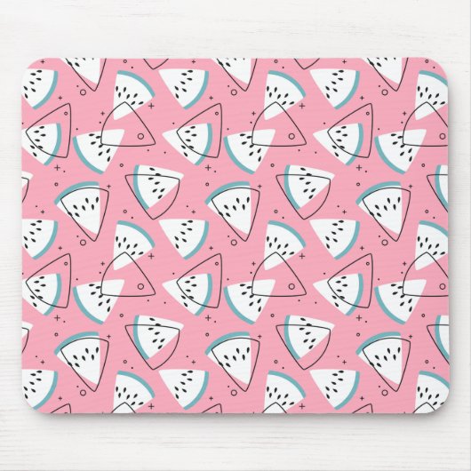 水カラフル彩スイカ マウスパッド (正面)