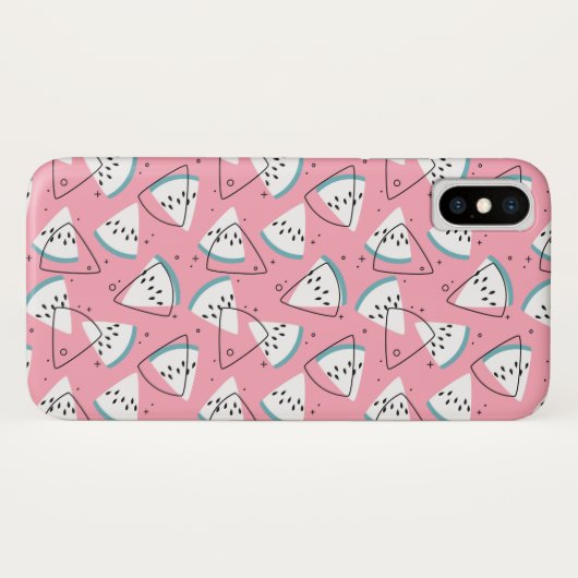 水カラフル彩スイカ Case-Mate iPhoneケース (裏面(横))