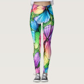 水カラフル彩園 レギンス (正面)
