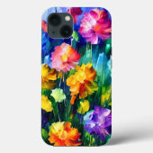 水カラフル彩花アート Case-Mate iPhoneケース (裏面)