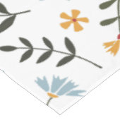 水カラフル彩花模様 テーブルクロス (アングル)