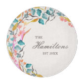 水カラフル彩野草創業 カッティングボード (正面)