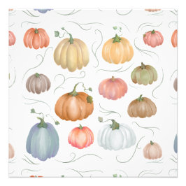 水カラフル色かぼちゃパッチ フォトプリント           