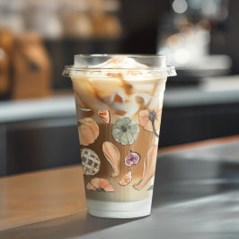 水カラフル色かぼちゃ模様 |秋の雰囲気 アクリルタンブラー