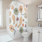 水カラフル色かぼちゃ模様 |秋の雰囲気 シャワーカーテン (インサイチュ)