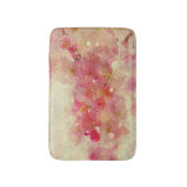 水カラフル色さくらんぼ花抽象芸術 バスマット (正面縦)