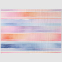 水カラフル色のストライプティッシュペーパー 薄葉紙