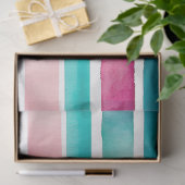 水カラフル色のストライプティッシュペーパー 薄葉紙 (ギフト)