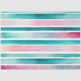 水カラフル色のストライプティッシュペーパー 薄葉紙