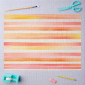 水カラフル色のストライプティッシュペーパー 薄葉紙 (クラフト)