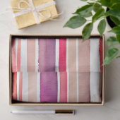 水カラフル色のストライプティッシュペーパー 薄葉紙 (ギフト)