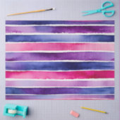 水カラフル色のストライプティッシュペーパー 薄葉紙 (クラフト)