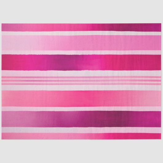 水カラフル色のストライプティッシュペーパー 薄葉紙 (正面)