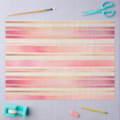 水カラフル色のストライプティッシュペーパー 薄葉紙 (クラフト)