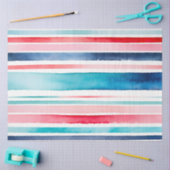 水カラフル色のストライプティッシュペーパー 薄葉紙 (クラフト)