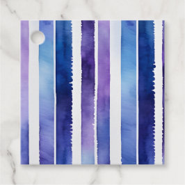 水カラフル色のストライプラベル フェイバータグ