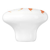 水カラフル色のニンジンのドアのノブ セラミックノブ (側面)