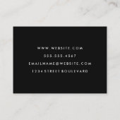 水カラフル色のブ絵を描ラッド 名刺 (裏面)