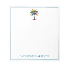 水カラフル色のヤシパーソナライズされたの木