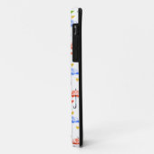 水カラフル色の傘と落下ハート Case-Mate iPhoneケース (裏面/左)