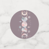 水カラフル色の月 コンフェッティ (スモール正面)